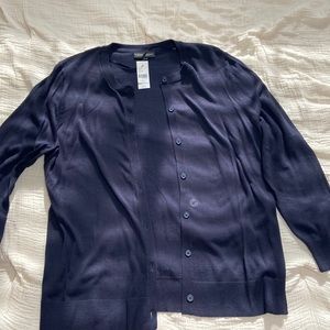 Navy Lane Bryant Cardigan